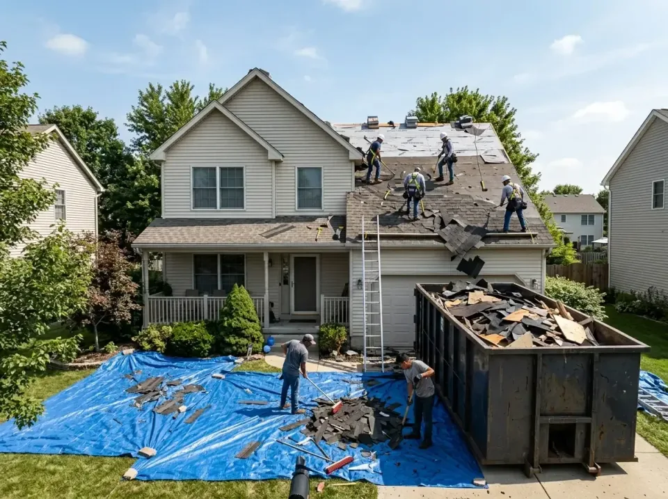 roof-replacement-debris-remova-004 — frequently asked questions, Cheapest Dumpster Rentals in Buffalo Grove, IL